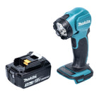 Makita DEADML 815 F1 Lampada portatile a batteria LED 14,4 - 18 V 160 lm + 1x batteria ricaricabile 3,0 Ah - senza caricabatterie