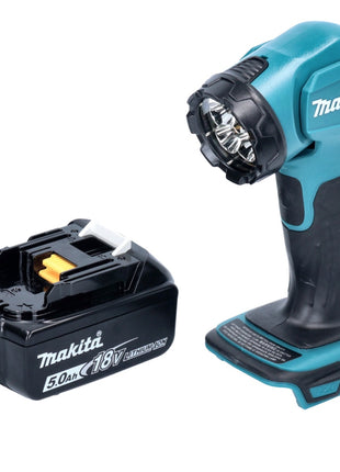 Makita DEADML 815 T1 Lámpara de mano LED con batería 14,4 - 18 V 160 lm + 1x batería 5,0 Ah - sin cargador