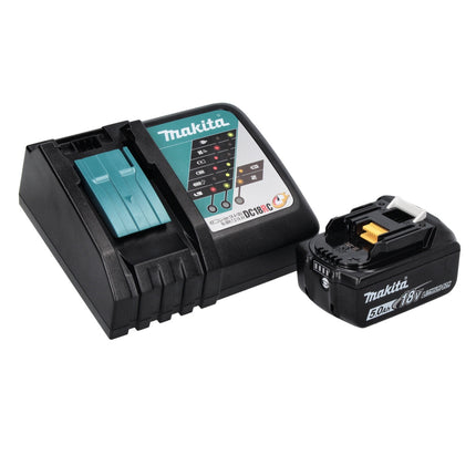 Makita DEADML 815 RT1 Lampada portatile a LED 14,4 - 18 V 160 lm + 1x batteria ricaricabile 5,0 Ah + caricatore