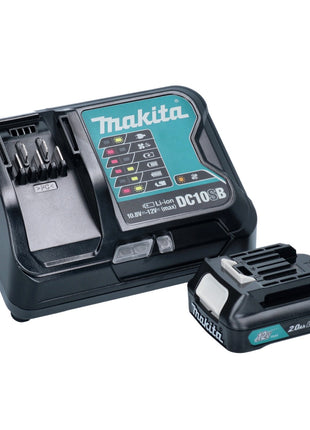 Makita DF 333 DSAP1 Akku Bohrschrauber 12 V 30 Nm pink + 1x Akku 2,0 Ah + Ladegerät + Tasche