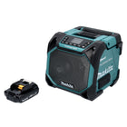 Makita DMR 203 A1 Altoparlante Bluetooth 12 V 18 V IP64 + 1x batteria ricaricabile 2,0 Ah - senza caricabatterie