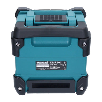 Makita DMR 203 A1 Altoparlante Bluetooth 12 V 18 V IP64 + 1x batteria ricaricabile 2,0 Ah - senza caricabatterie