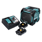Makita DMR 203 RA Altoparlante Bluetooth 12 V 18 V IP64 + 2x batteria ricaricabile 2,0 Ah + caricabatterie