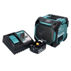 Makita DMR 203 RG1 Altoparlante Bluetooth 12 V 18 V IP64 + 1x batteria ricaricabile 6,0 Ah + caricabatterie