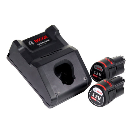 Bosch GEX 12V-125 Levigatrice rotorbitale a batteria professionale 12 V 125 mm brushless + 2x batteria ricaricabile 3,0 Ah + caricabatterie + set di levigatura Toolbrothers TURTLE + L-Boxx