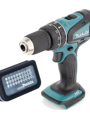 Makita DHP 456 Z Perceuse à percussion sans fil 18 V 50 Nm Solo + jeu d'embouts 31 pièces (D-30667)