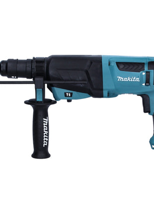 Makita HR 2630 TJ Perfo-burineur 800W 2,4J SDS Plus + Mandrin de serrage rapide + Set de forets et burins 13 pcs. + Coffret Makpac