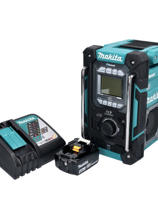 Makita DMR 301 RM1 akumulatorowe radio budowlane 12 V maks. - 18 V DAB / DAB+ / Bluetooth + 1x akumulator 4,0 Ah + ładowarka