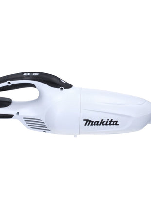 Aspirador inalámbrico Makita DCL 181 FZW 18 V blanco + boquilla de piso de conmutación - sin batería, sin cargador