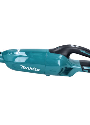 Makita DCL 281 FZ Akku Staubsauger 18 V Brushless + Zyklon Abscheidervorsatz + Teppich Bodendüse - ohne Akku, ohne Ladegerät