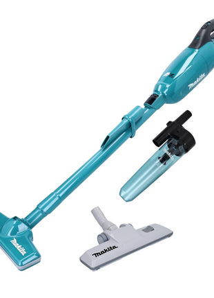 Aspirador inalámbrico Makita DCL 280 FZ 18 V sin escobillas + accesorio separador ciclónico + boquilla para suelos conmutable - sin batería, sin cargador