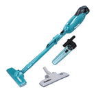 Aspirador inalámbrico Makita DCL 280 FZ 18 V sin escobillas + accesorio separador ciclónico + boquilla para suelos conmutable - sin batería, sin cargador