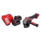 Milwaukee M18 FSAGV115XPDB-602 Akku Winkelschleifer 18 V 115 mm Brushless + 2x Akku 6,0 Ah + Ladegerät