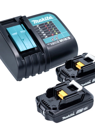 Makita DHP 453 SA2X5 Perceuse-visseuse à percussion sans fil 18 V 42 Nm + 2x batterie 2,0 Ah + chargeur + 101 pcs. kit accessoires + coffret