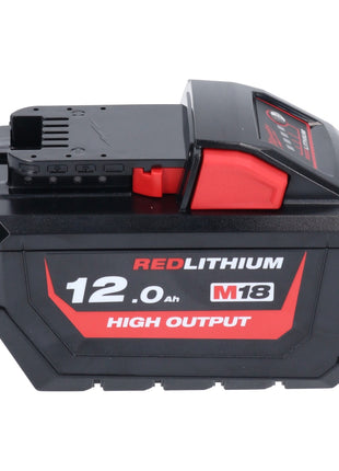 Milwaukee M18 HB12 High Output Akku Set 2x 18 V 12,0 Ah / 12000 mAh Li-Ion ( 2x 4932464260 ) mit Ladestandsanzeige - Toolbrothers