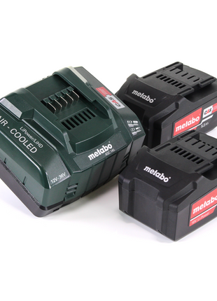 Metabo Akku Basis Set 18V mit 2x Akku 5,2Ah + Ladegerät ASC 145 ( 685051380 )