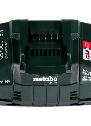 Metabo Akku Basis Set 18V mit 2x Akku 5,2Ah + Ladegerät ASC 145 ( 685051380 )