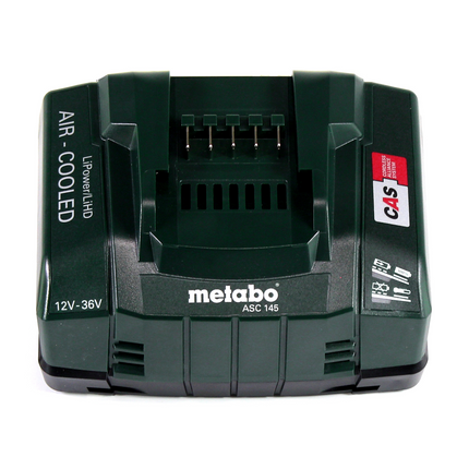 Set di batterie Metabo basic 18V con 2x batterie 5.2Ah + caricatore ASC 145 ( 685051380 )