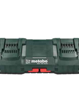 Metabo Basis Set 4x Li-Power Akkupack 18 V 8,0 Ah CAS Li-Ion Akku ( 685135000 ) + DUO Doppel Ladegerät ASC 145 + metaBOX - Toolbrothers