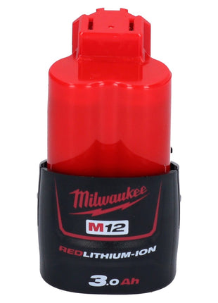 Zestaw startowy Milwaukee M12 NRG-301 akumulator 12 V 3,0 Ah / 3000 mAh Li-Ion ( 4932451388 ) + ładowarka M12-C12C ( 4932352000 )