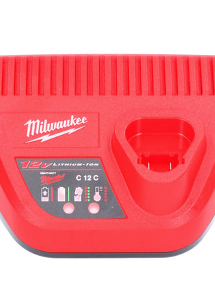 Milwaukee M12 NRG-301 Akku Starter Set 12 V 3,0 Ah / 3000 mAh Li-Ion Akku ( 4932451388 ) + M12-C12C Ladegerät ( 4932352000 )