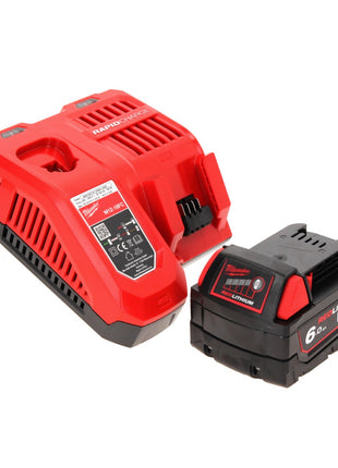 Milwaukee M18 FIW2F12-601X Akku Schlagschrauber 18 V 339 Nm 1/2" Brushless + 1x Akku 6,0 Ah + Ladegerät + HD Box