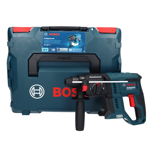 Bosch GBH 18V-21 Professional 18 V 2.0 J Brushless trapano a percussione a batteria ( 0611911101 ) + L-BOXX - senza batteria, senza caricabatterie
