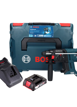 Bosch GBH 18V-21 Professional Marteau perforateur sans fil 18 V 2,0 J Brushless + 1x batterie 2,0 Ah + chargeur + L-BOXX