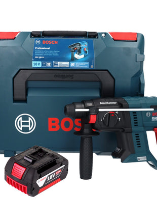 Bosch GBH 18V-21 Professional Akku Bohrhammer 18 V 2,0 J Brushless + 1x Akku 4,0 Ah + L-BOXX - ohne Ladegerät