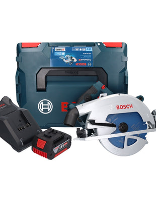 Bosch GKS 18V-68 GC Professional Akku Handkreissäge 18 V 190 mm Biturbo Brushless + 1x Akku 5,0 Ah + Ladegerät + L-BOXX