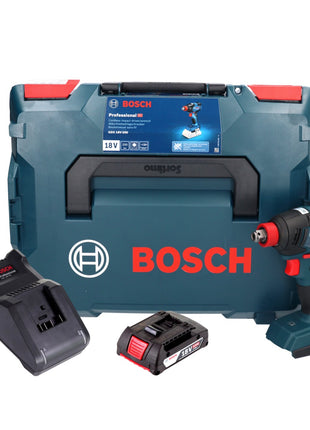 Bosch GDX 18V-200 Professional Akku Drehschlagschrauber 18 V 200 Nm Brushless + 1x Akku 2,0 Ah + Ladegerät + L-BOXX