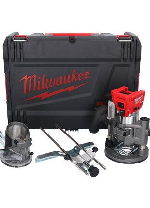 Fresadora a batería Milwaukee M18 FTR-0X 18 V sin escobillas + módulos de fresado + caja HD (4933471604) - sin batería, sin cargador