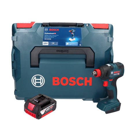 Bosch GDX 18V-200 Professional Clé à chocs rotative sans fil 18 V 200 Nm sans balais + 1x batterie 4,0 Ah + L-BOXX - sans chargeur