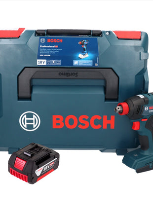 Bosch GDX 18V-200 Llave de impacto rotativa a batería profesional 18 V 200 Nm sin escobillas + 1x batería 5,0 Ah + L-BOXX - sin cargador