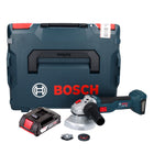 Bosch GWS 18V-10 Professional Meuleuse angulaire sans fil 125mm Brushless 18V + 1x Batterie 2,0 Ah + Coffret - sans chargeur