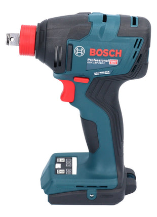 Bosch GDX 18V-210 C Atornillador de impacto giratorio inalámbrico profesional 18 V 210 Nm sin escobillas + 2x batería 2,0 Ah + cargador + módulo de conectividad + L-Boxx