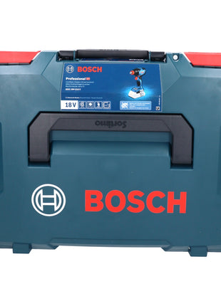 Bosch GDX 18V-210 C Atornillador de impacto giratorio inalámbrico profesional 18 V 210 Nm sin escobillas + 2x batería 2,0 Ah + cargador + módulo de conectividad + L-Boxx