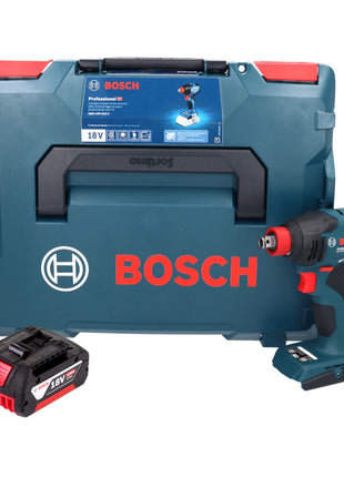 Bosch GDX 18V-210 C Atornillador de impacto inalámbrico profesional 18 V 210 Nm sin escobillas + 1x batería 4,0 Ah + módulo de conectividad + L-Boxx - sin cargador