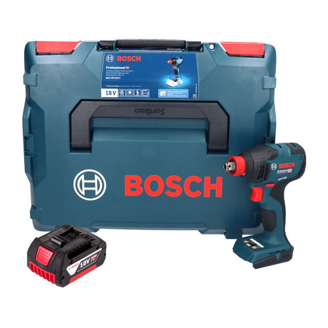 Bosch GDX 18V-210 C Professional Avvitatore a impatto a batteria 18 V 210 Nm Brushless + 1x batteria 4,0 Ah + modulo di connettività + L-Boxx - senza caricabatteria