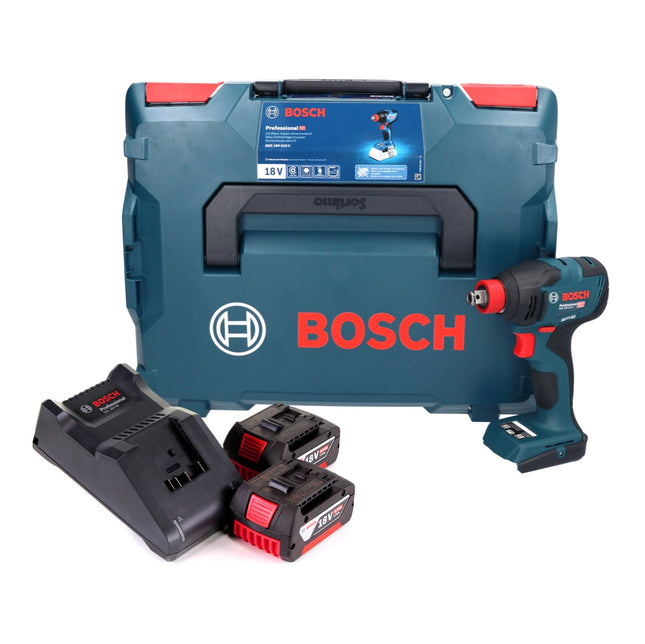 Avvitatore a impatto a batteria Bosch GDX 18V-210 C Professional 18 V 210 Nm Brushless + 2x batteria 5,0 Ah + caricabatteria + modulo di connettività + L-Boxx