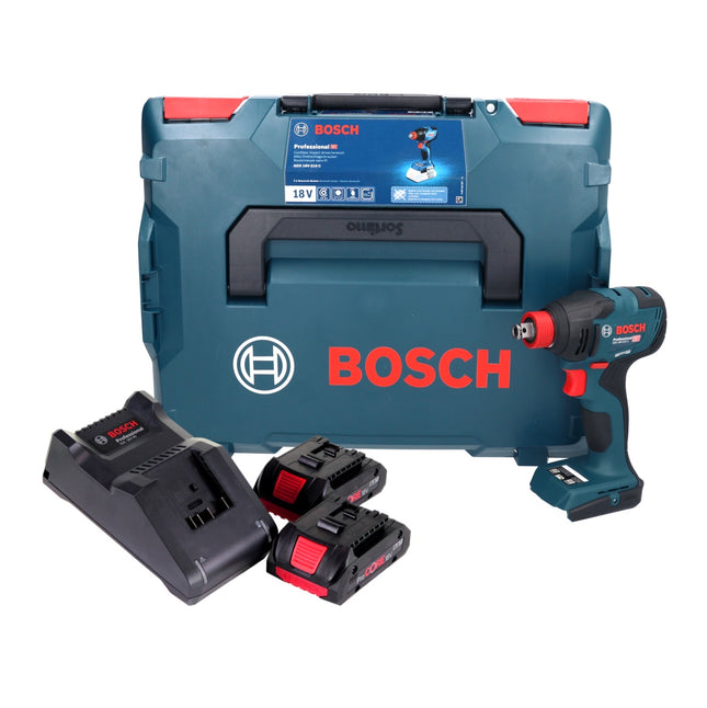 Avvitatore a impatto Bosch GDX 18V-210 C Professional 18 V 210 Nm Brushless ( 06019J0203 ) + 2x batteria ProCORE 4,0 Ah + caricabatteria + modulo di connettività + L-Boxx