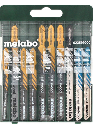 Metabo Stichsägeblatt Set T-Schaft 10 tlg. ( 623599000 ) für Metall Holz Kunststoff - Toolbrothers