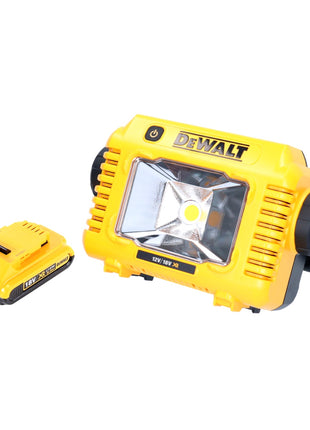 DeWalt DCL 077 Akku LED Arbeitsstrahler 12 V 18 V 2000 lm IP54 + 1x Akku 2,0 Ah - ohne Ladegerät