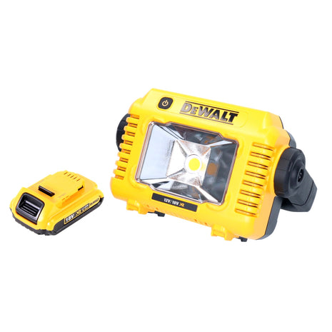 Foco de trabajo LED con batería DeWalt DCL 077 12 V 18 V 2000 lm IP54 + 1x batería 2,0 Ah - sin cargador