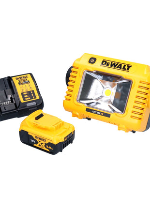 DeWalt DCL 077 P1 Akku LED Arbeitsstrahler 12 V 18 V 2000 lm IP54 + 1x Akku 5,0 Ah + Ladegerät