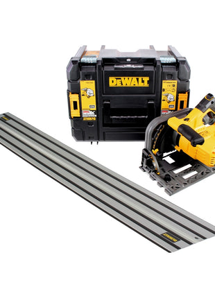 Scie plongeante sans fil DeWalt DCS 520 NT 54 V Flexvolt 165 mm + rail de guidage + TSTAK - sans batterie, sans chargeur