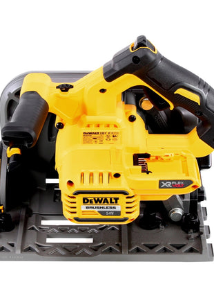 Scie plongeante sans fil DeWalt DCS 520 NT 54 V Flexvolt 165 mm + rail de guidage + TSTAK - sans batterie, sans chargeur