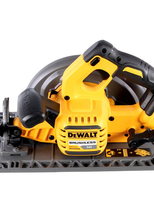 Sierra circular inalámbrica DeWalt DCS 576 NT 54 V FlexVolt 190 mm + riel guía + T-STAK - sin batería, sin cargador