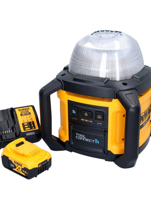 DeWalt DCL 074 P1 Akumulatorowy reflektor budowlany 18 V 5000 lm 4000 kelwinów + 1x akumulator 5,0 Ah + ładowarka