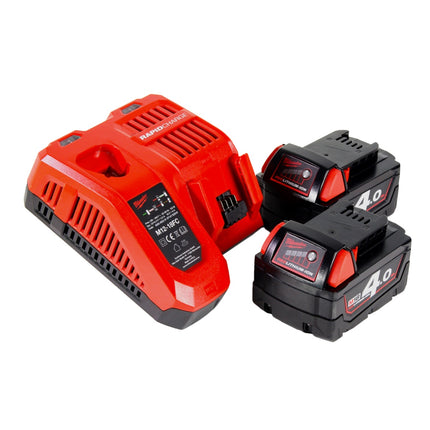 Fresatrice a batteria Milwaukee M18 FTR-402X 18 V Brushless + 2 batterie 4,0 Ah + caricabatteria + moduli di fresatura + HD Box